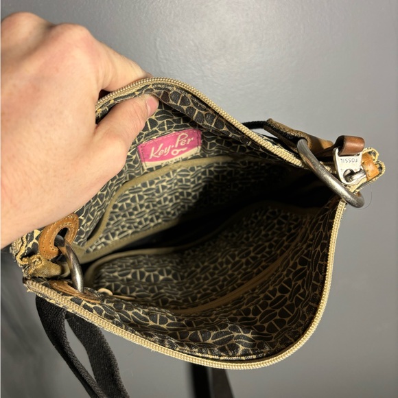 Fossil Key Per Coated Crossbody Bag - Picture 4 of 5